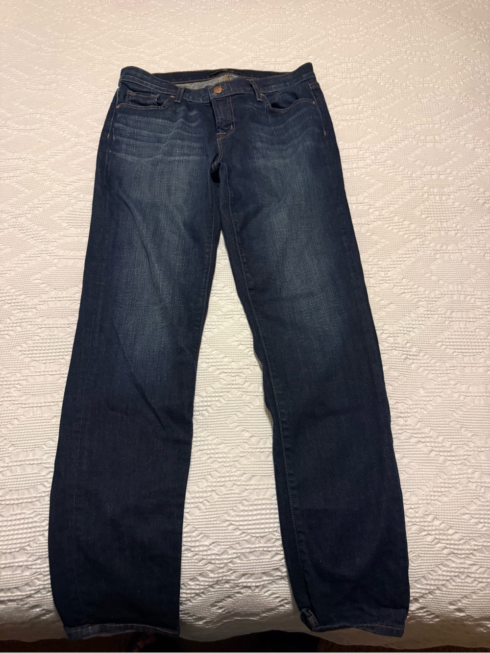 J Brand Women's Dark Blue Boyfriend Jeans